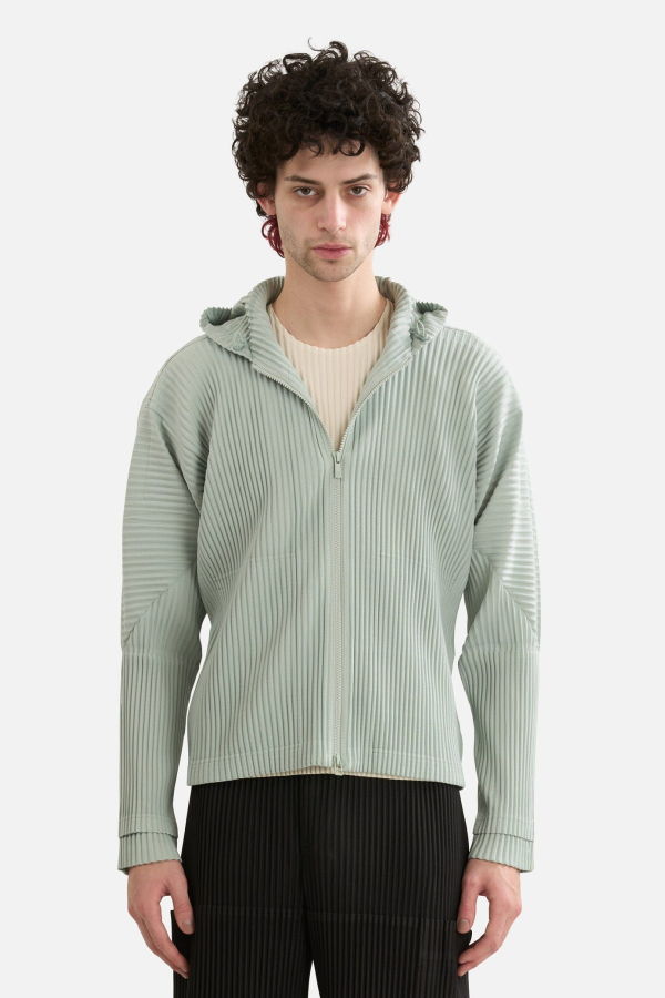 HOMME PLISSE ISSEY MIYAKE Pleated Hooded Jacket