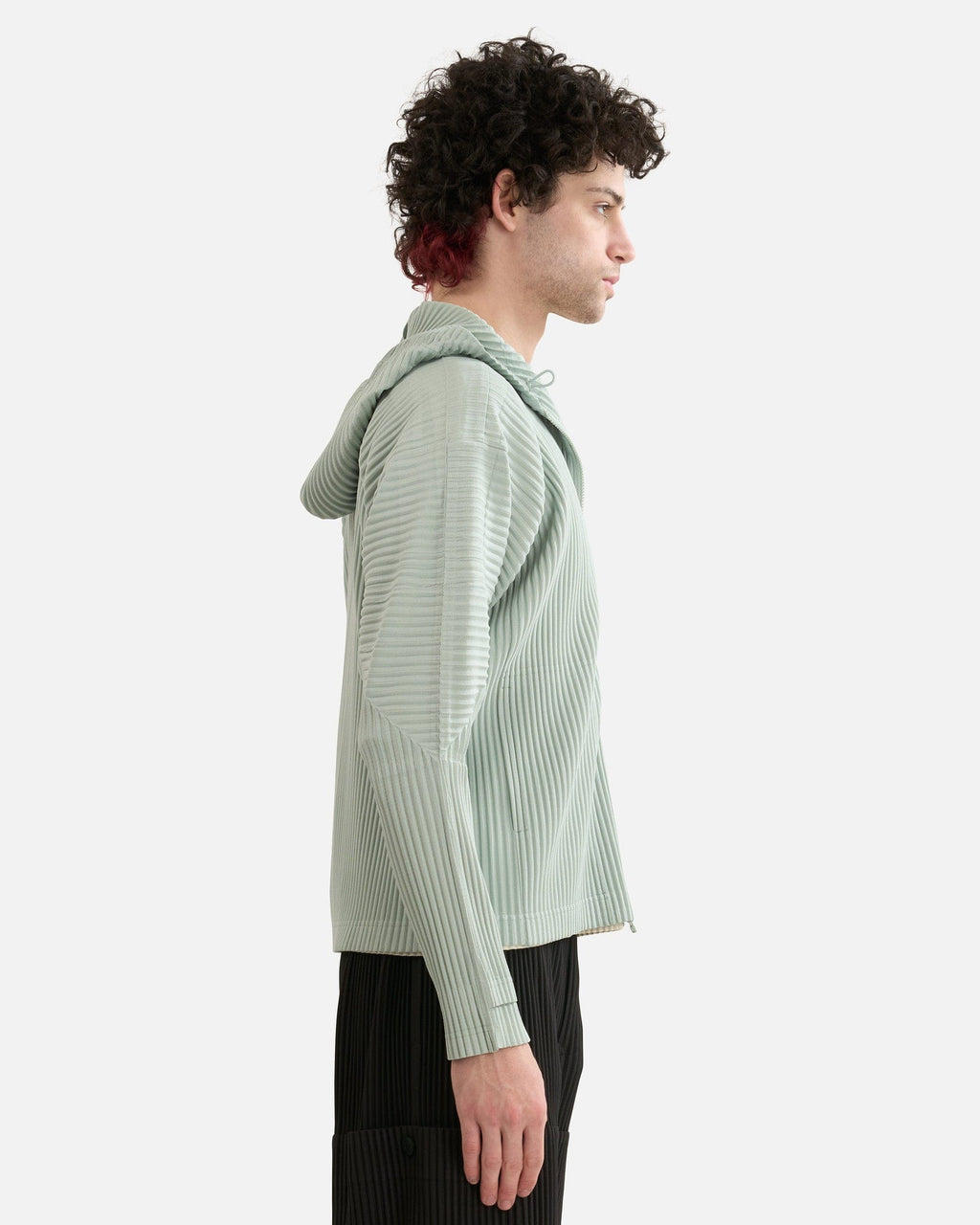 HOMME PLISSE ISSEY MIYAKE Pleated Hooded Jacket