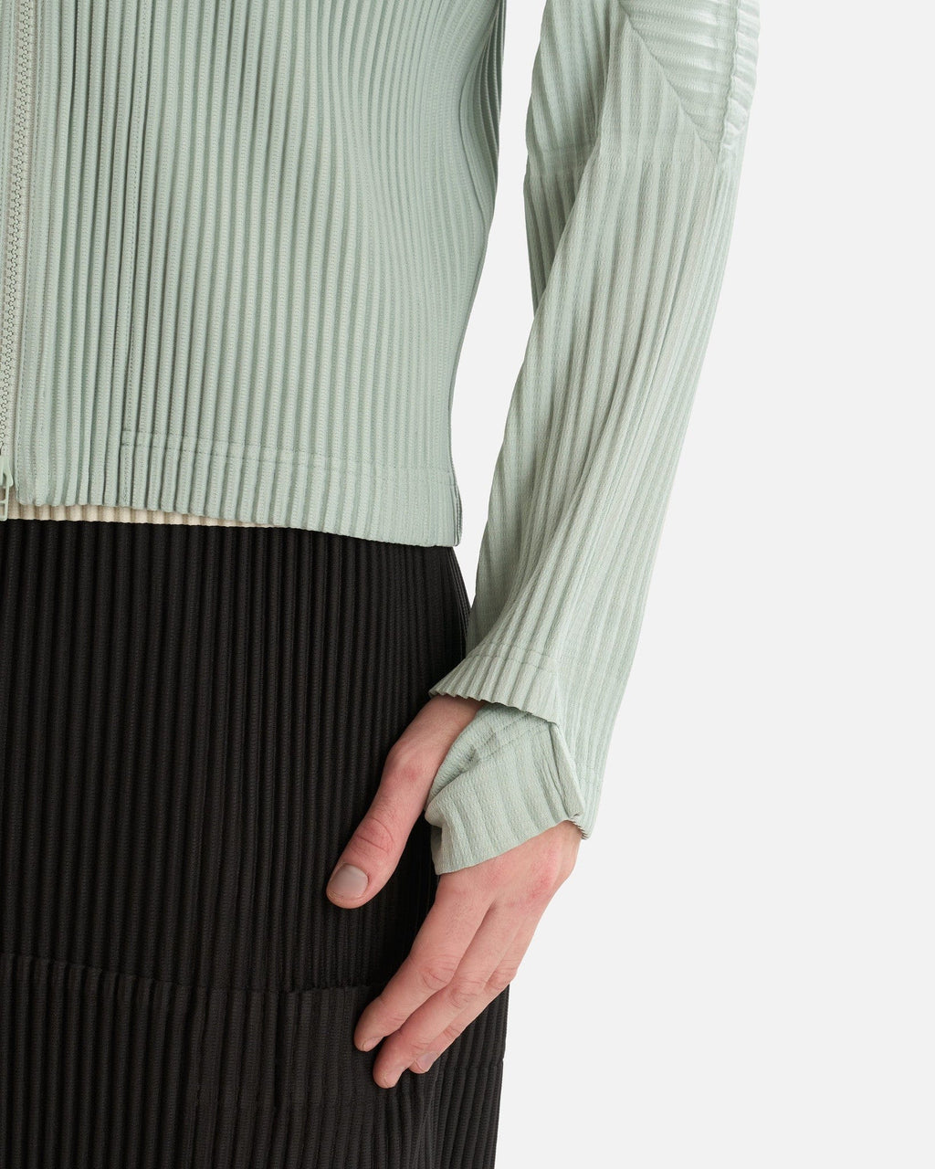 HOMME PLISSE ISSEY MIYAKE Pleated Hooded Jacket