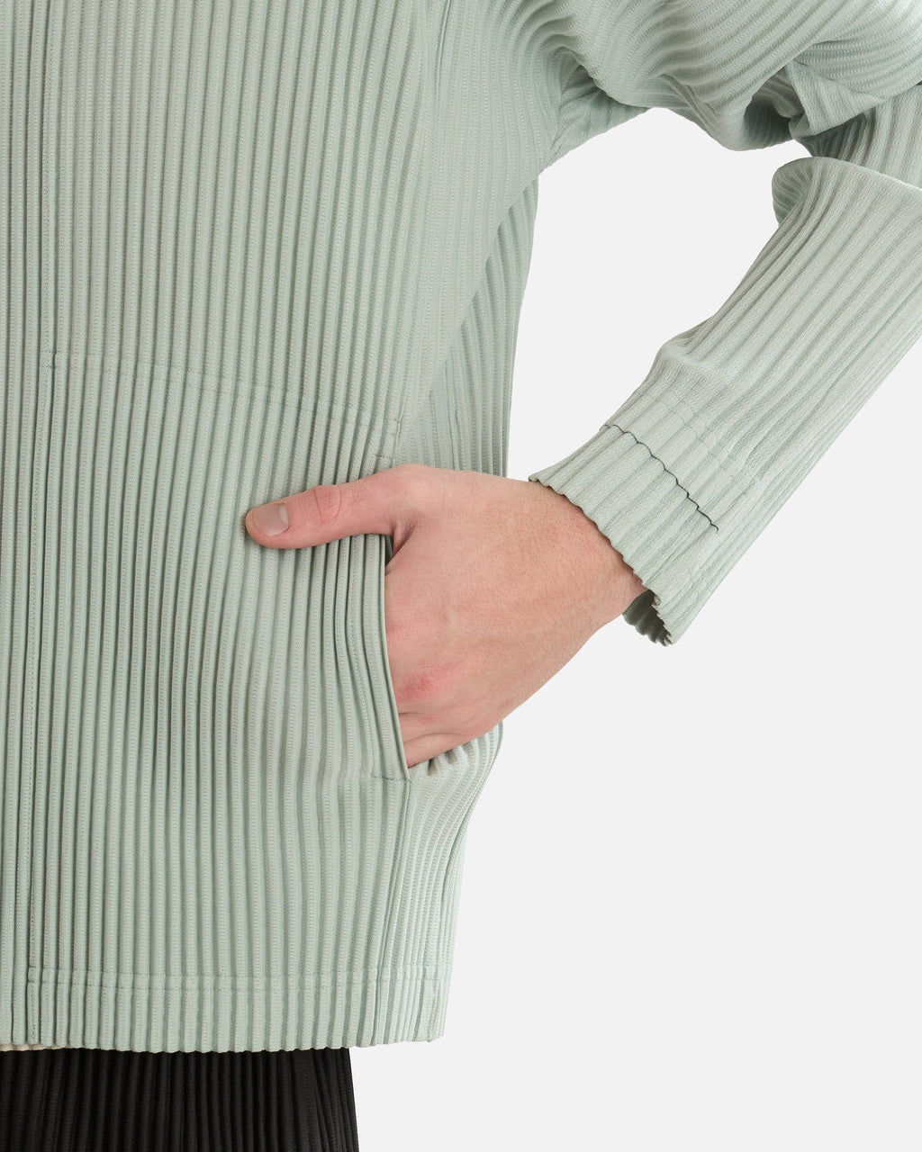 HOMME PLISSE ISSEY MIYAKE Pleated Hooded Jacket