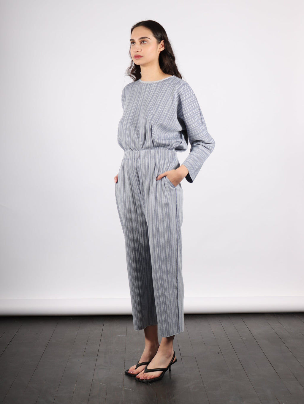 Pleats Please by Issey Miyake A-POC Shell Top - Blue