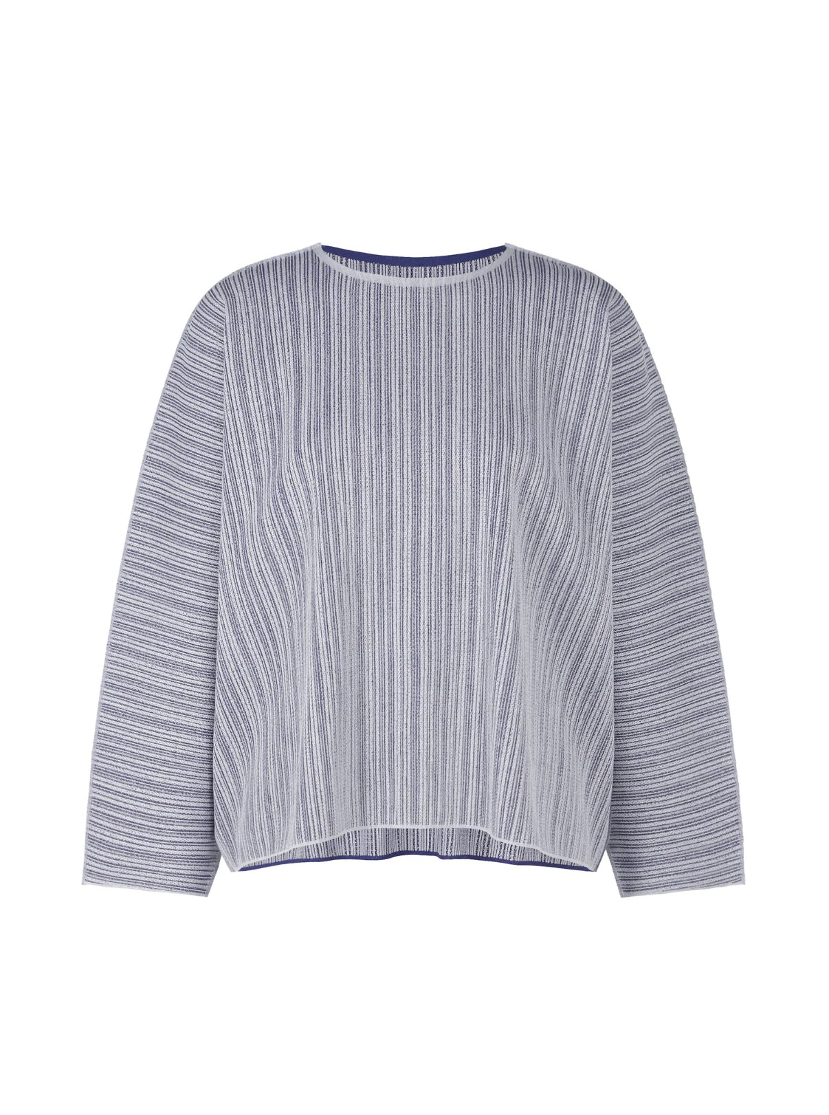 Pleats Please by Issey Miyake A-POC Shell Top - Blue