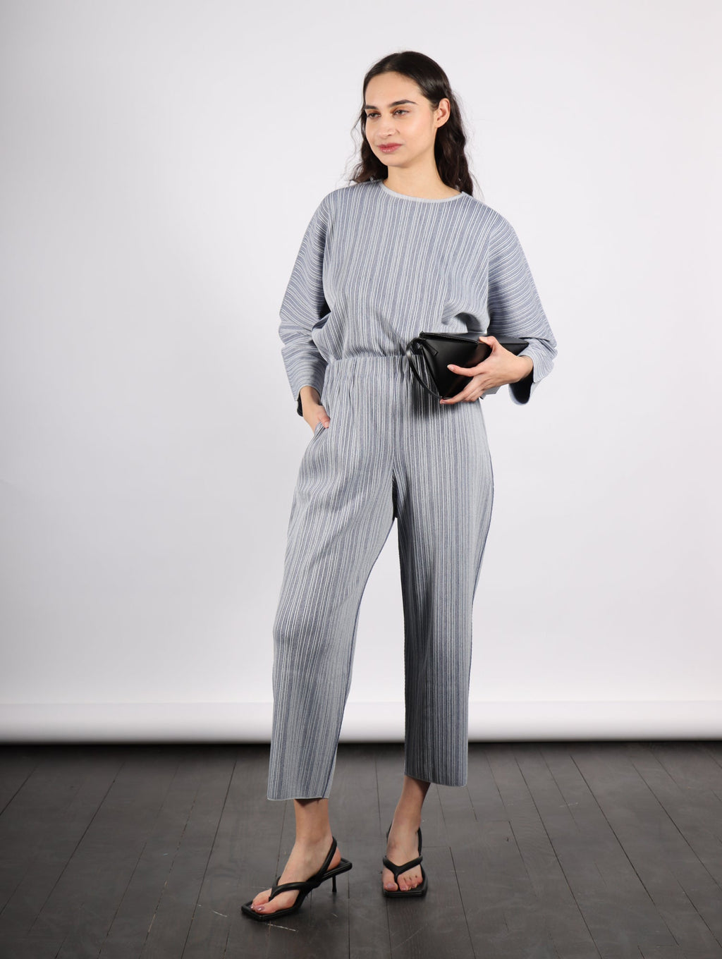 Pleats Please by Issey Miyake A-POC Shell Top - Blue