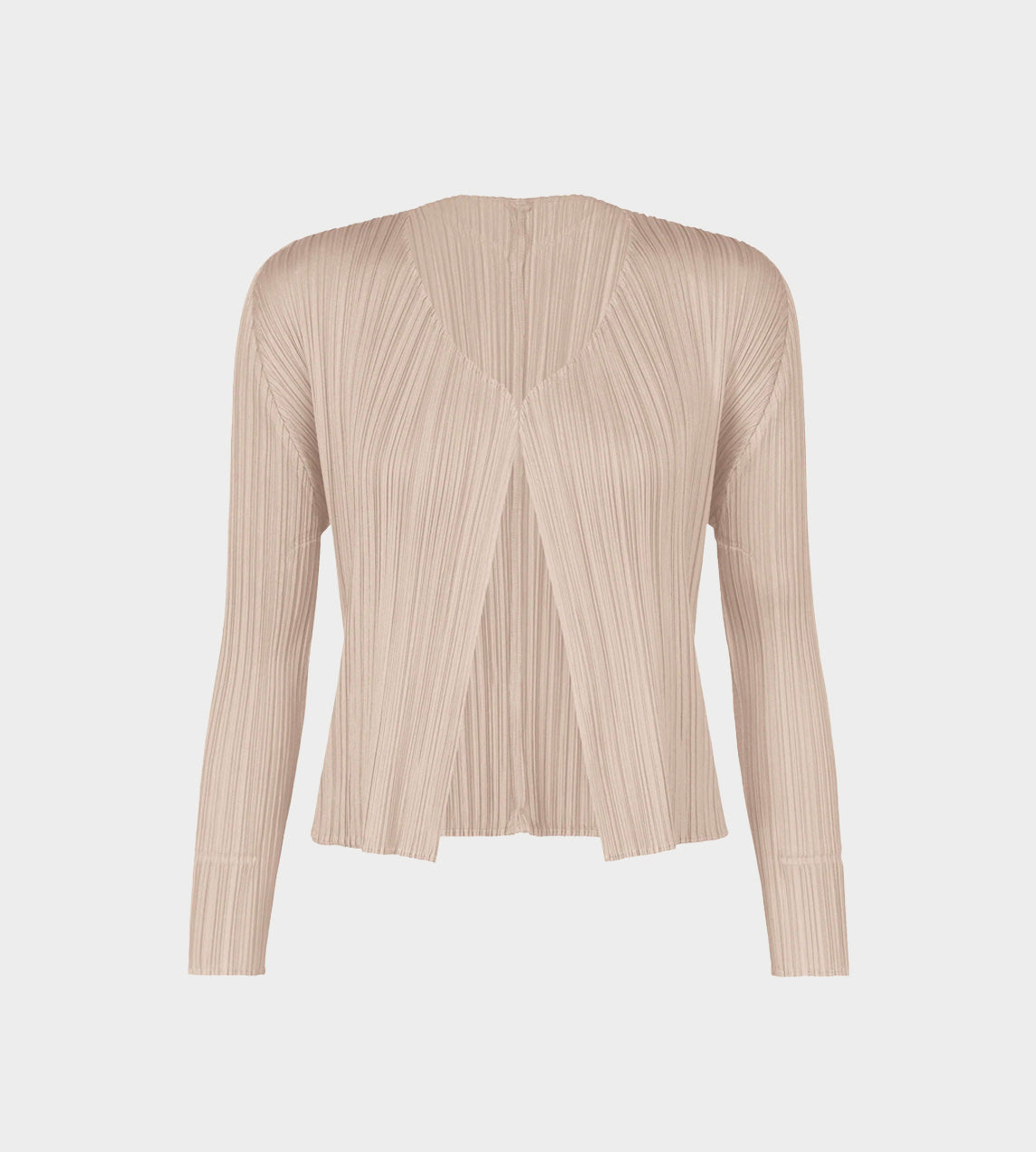 Pleats Please by Issey Miyake MC Oct Pleated Cardigan - Champagne