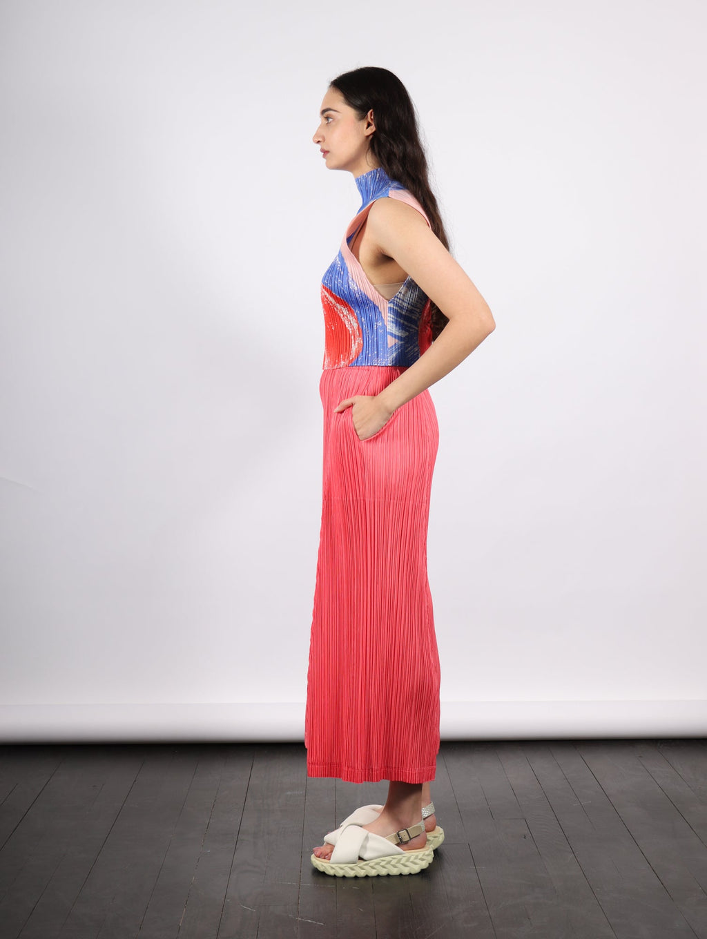 Pleats Please by Issey Miyake Thicker Bottoms 1 Pants - Coral Pink