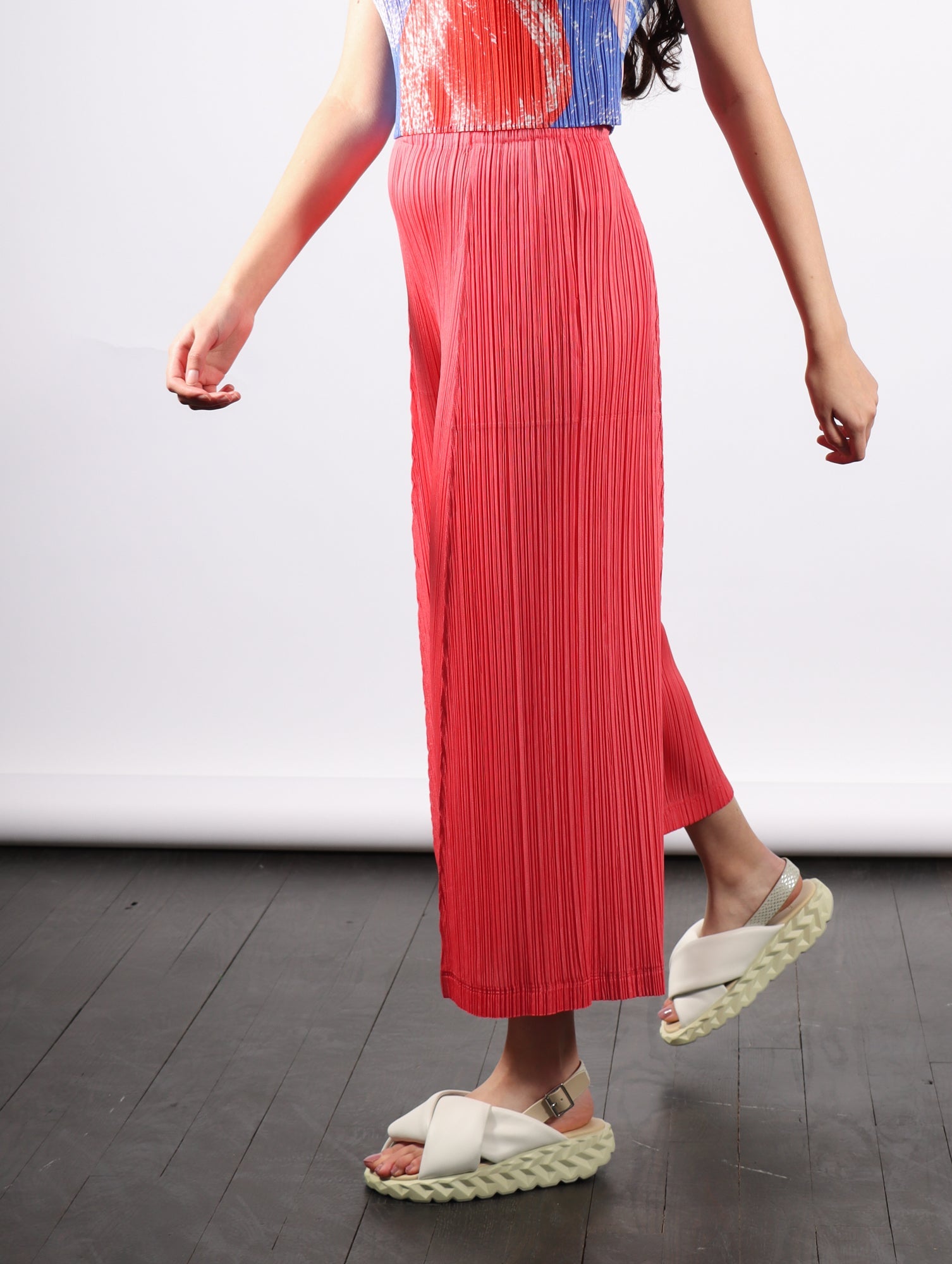 Pleats Please by Issey Miyake Thicker Bottoms 1 Pants - Coral Pink