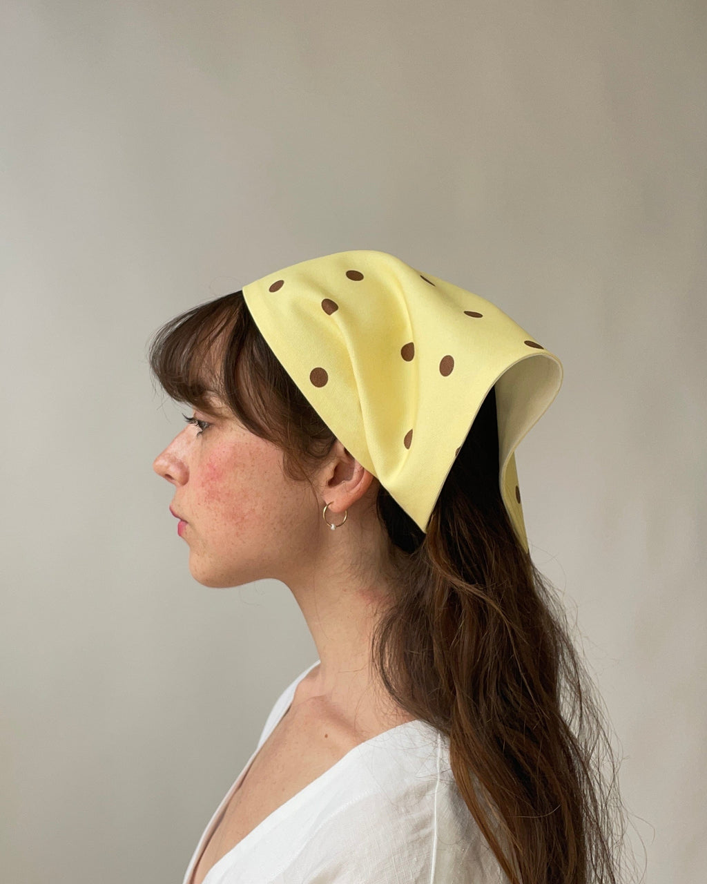 Eliza Faulkner Polka Dot Headscarf
