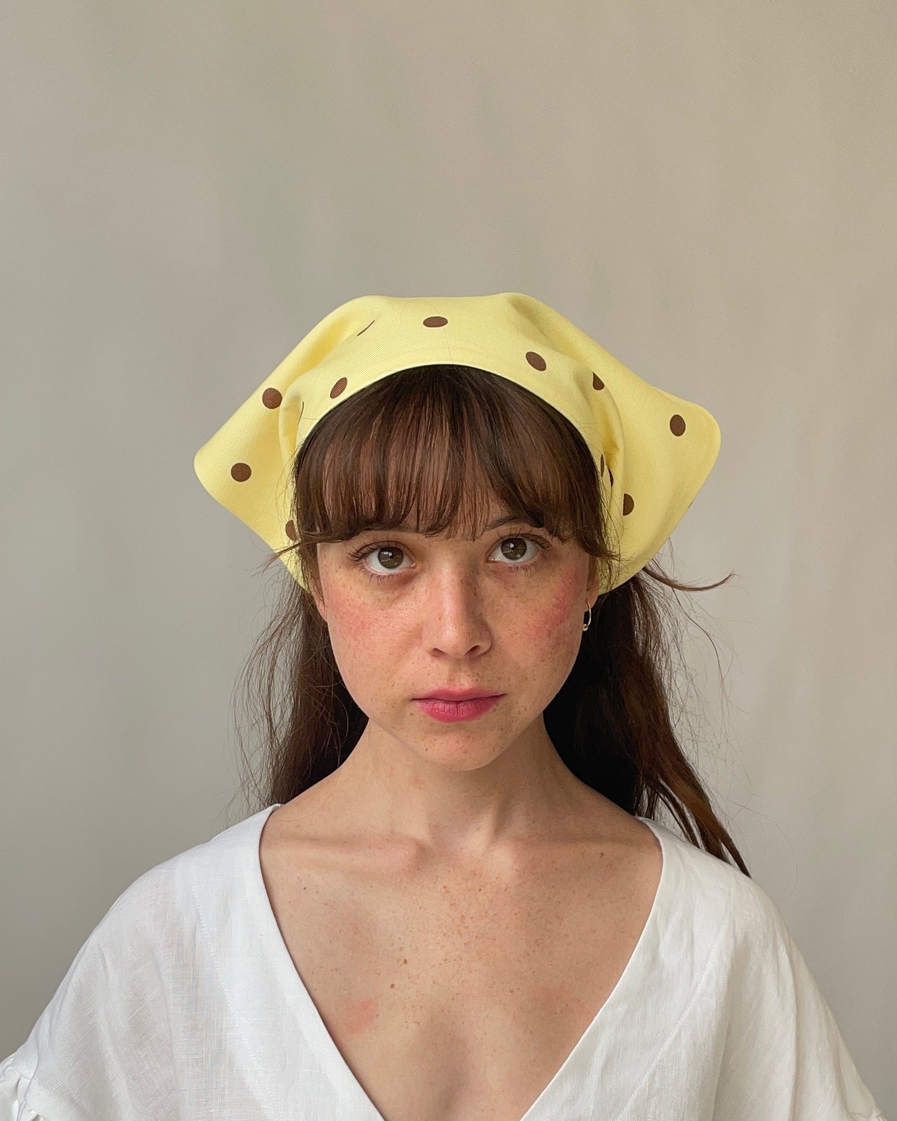 Eliza Faulkner Polka Dot Headscarf