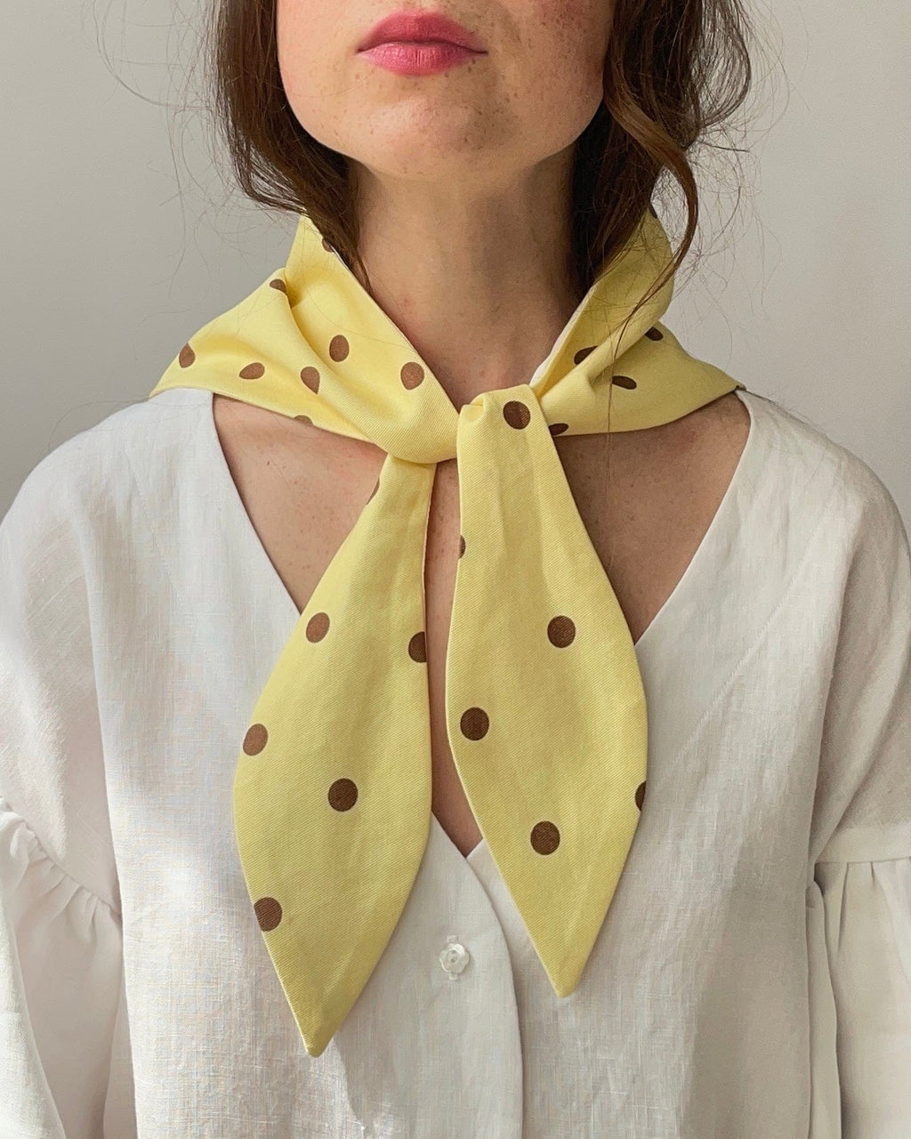 Eliza Faulkner Polka Dot Headscarf