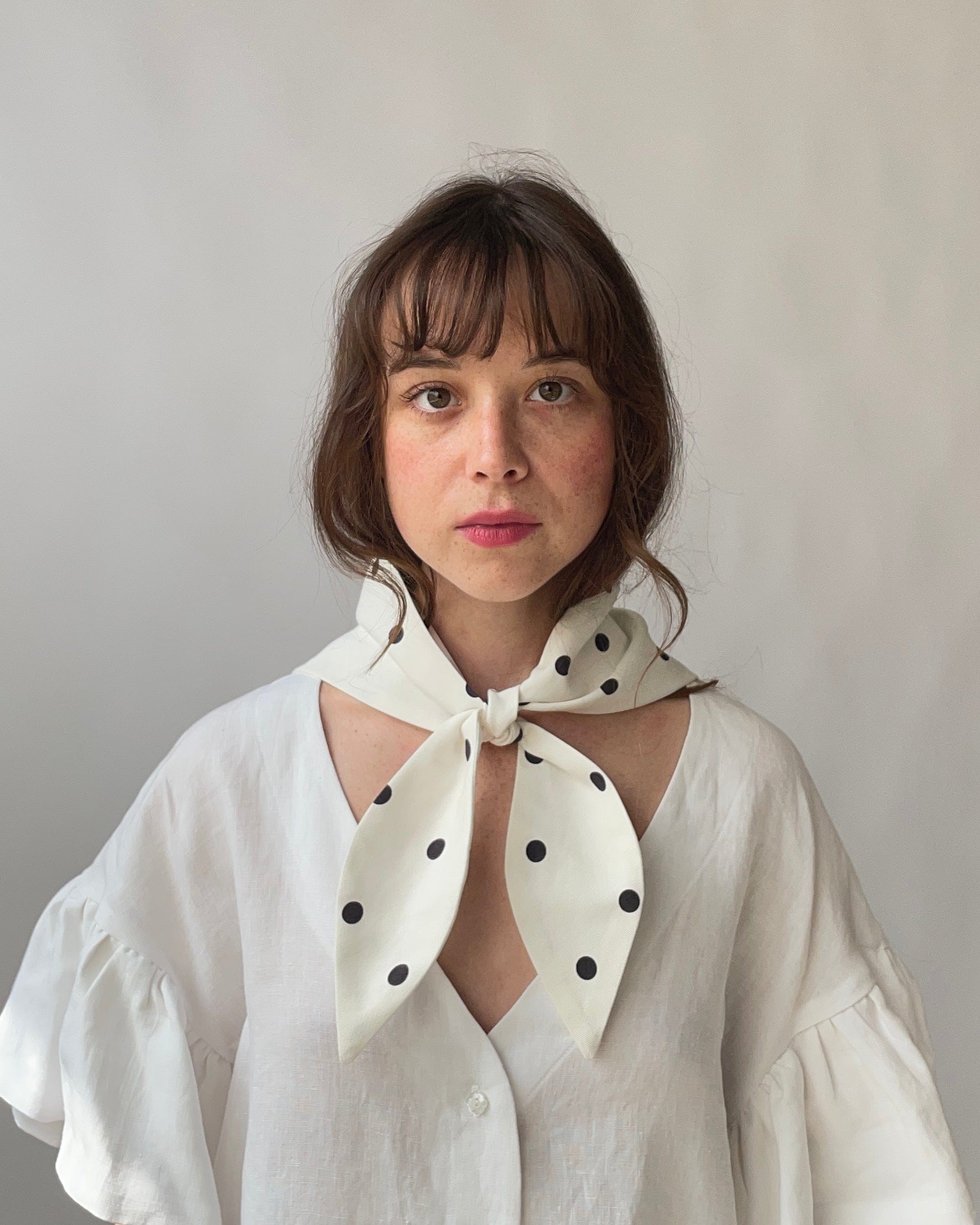 Eliza Faulkner Polka Dot Headscarf