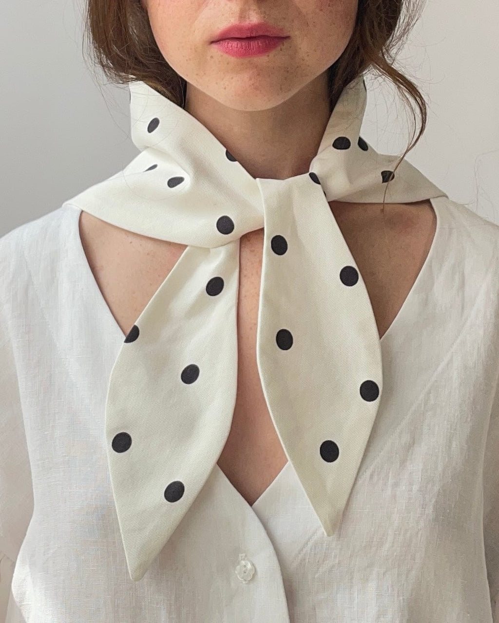 Eliza Faulkner Polka Dot Headscarf