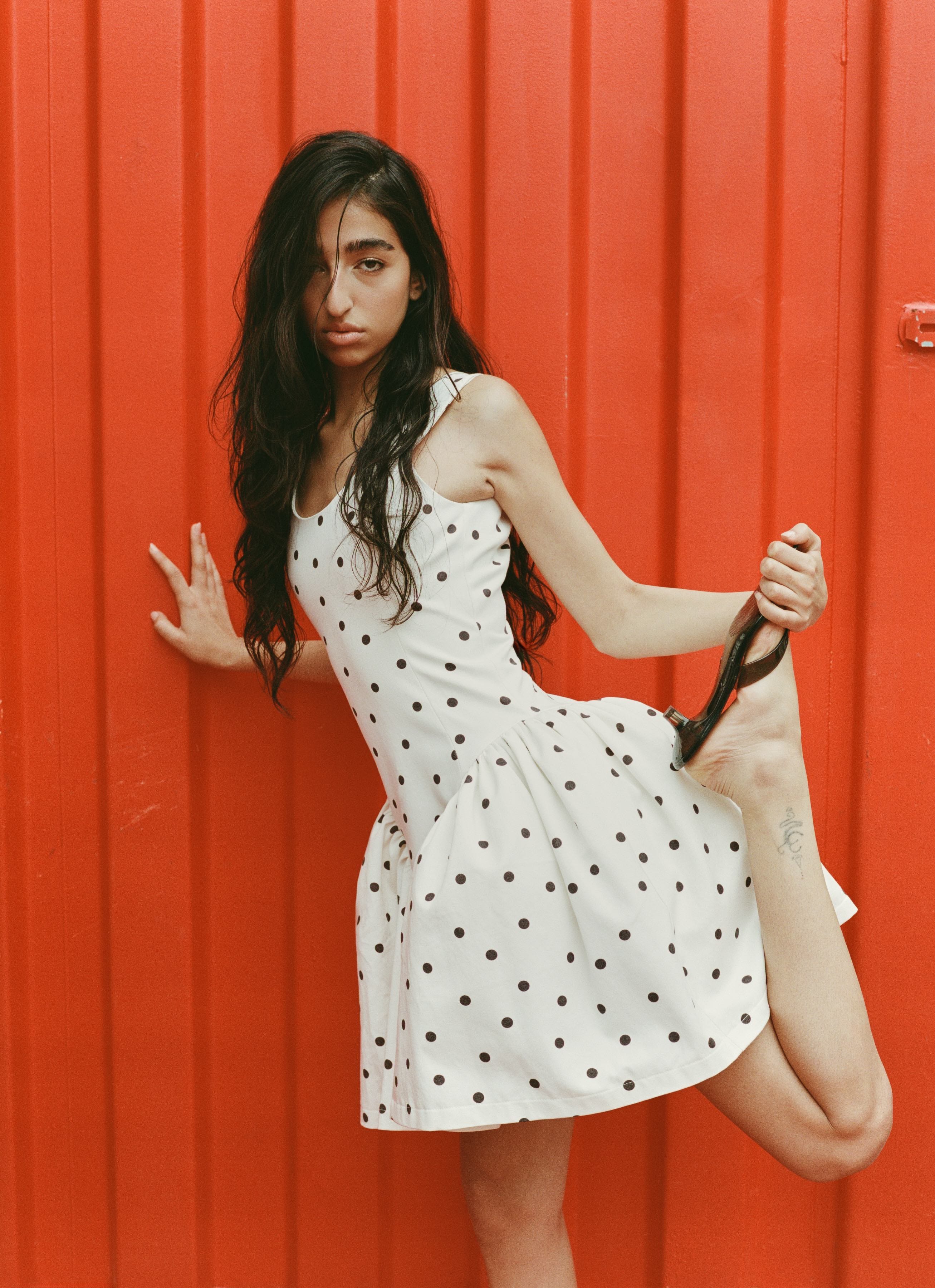 Eliza Faulkner Polka Dot Poppy Dress