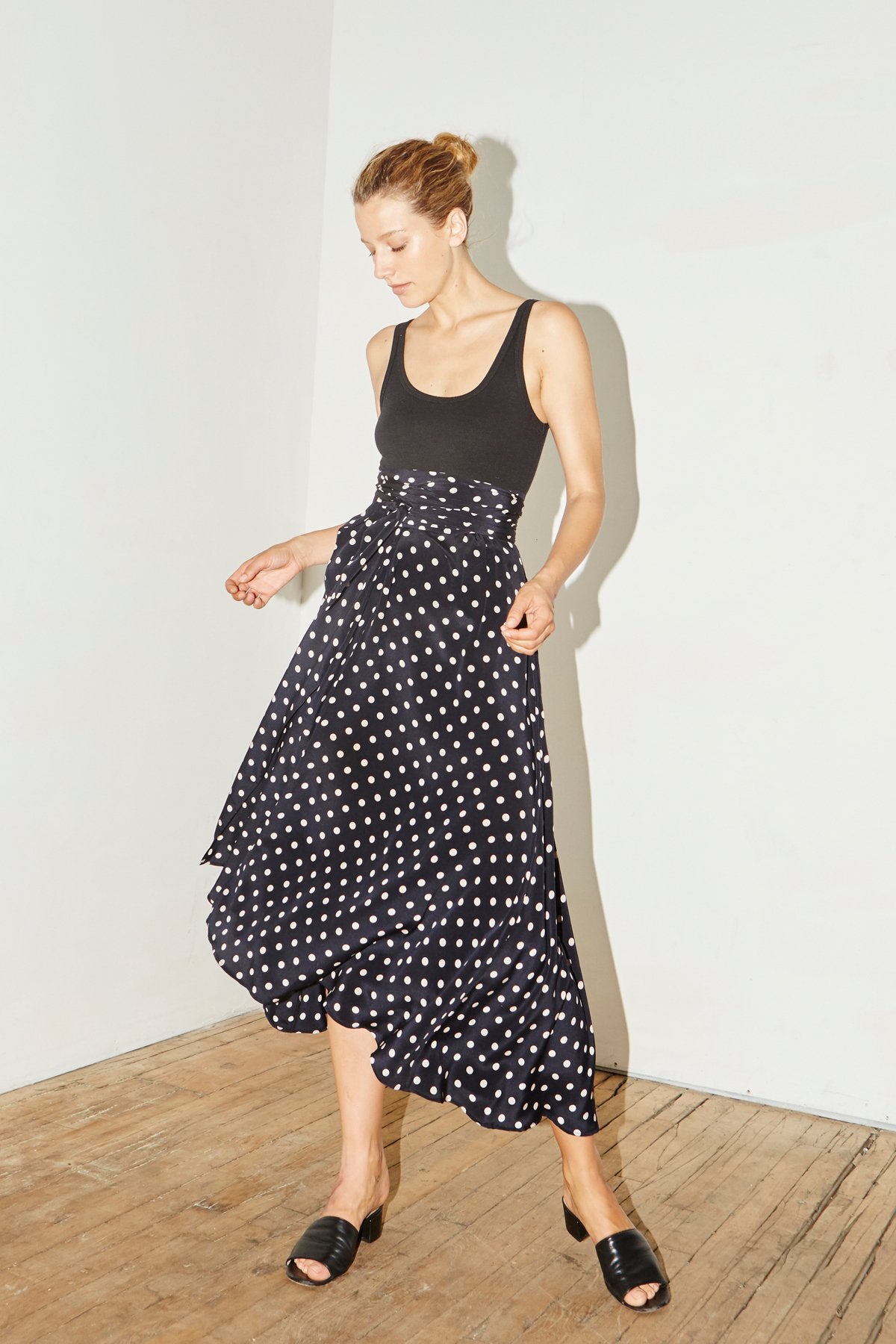 Datura Silk Alma Skirt - POLKA