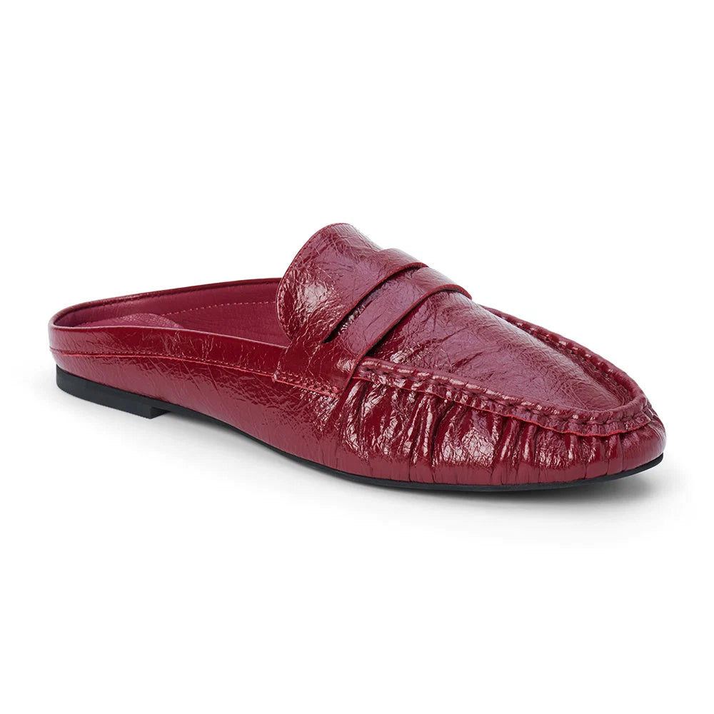 Matisse Porta Penny Loafer Mule - Burgundy