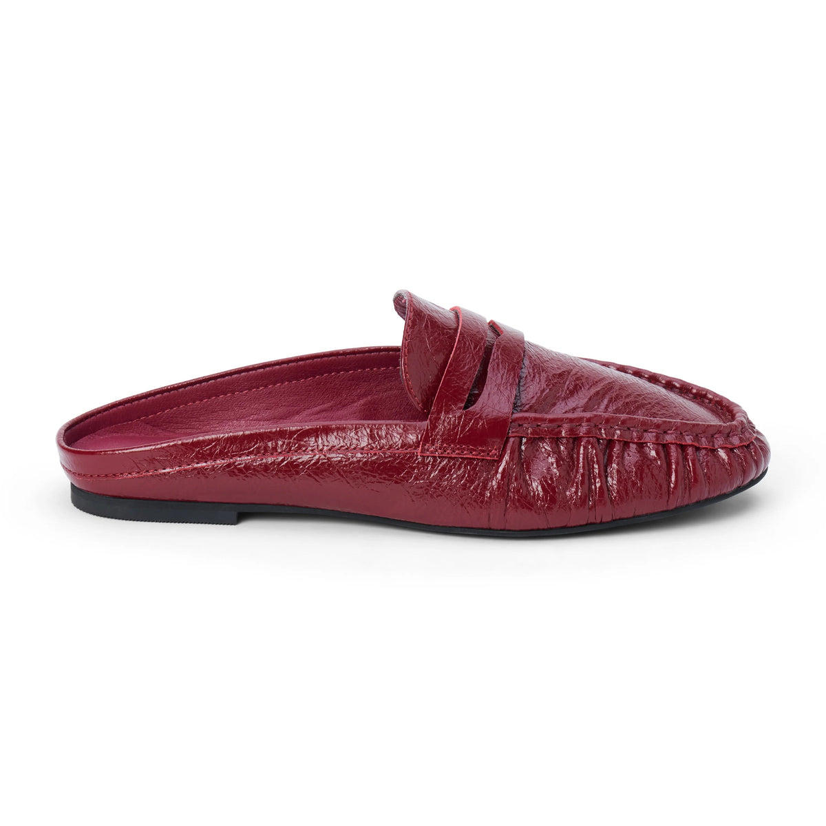 Matisse Porta Penny Loafer Mule - Burgundy