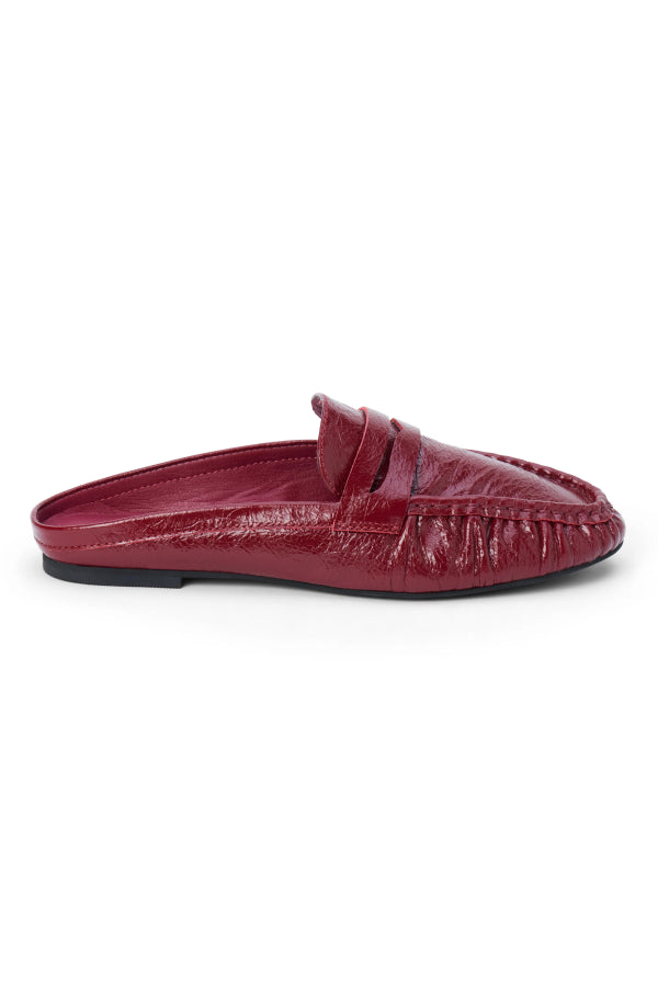 Matisse Porta Penny Loafer Mule - Burgundy