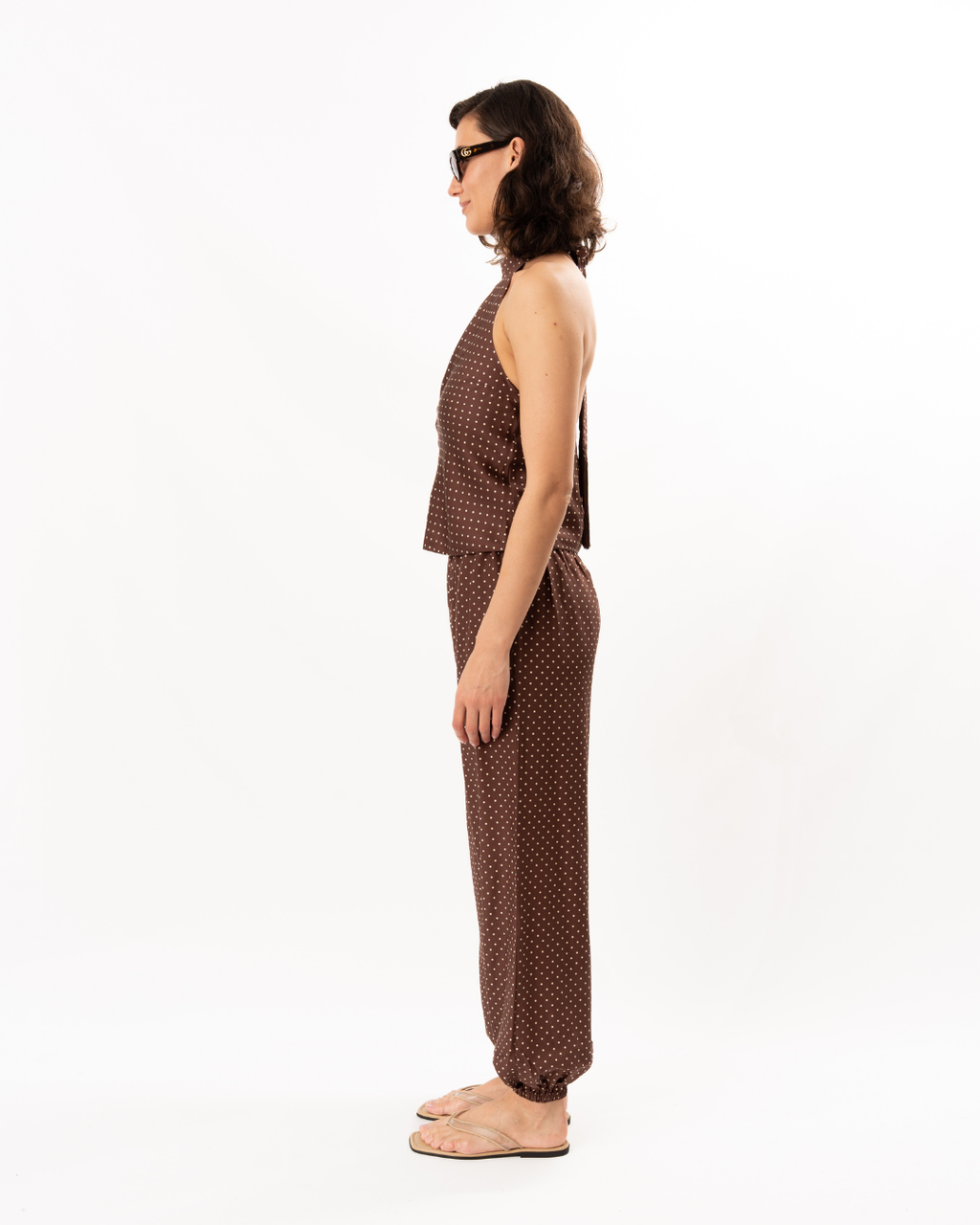 Posse Phoebe Top - Chocolate/ Vanilla