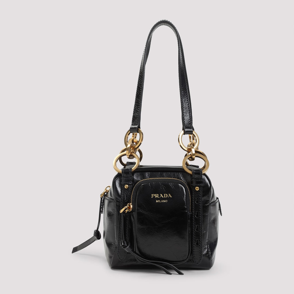 Prada Mini Dangle Handbag - Nero