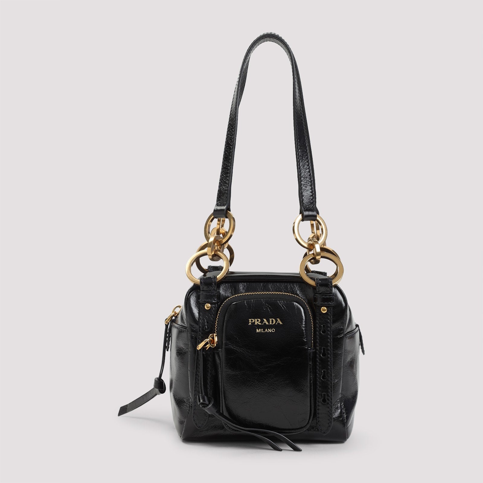 Prada Mini Dangle Handbag - Nero