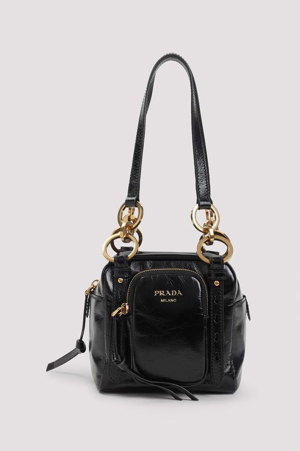 Prada Mini Dangle Handbag - Nero