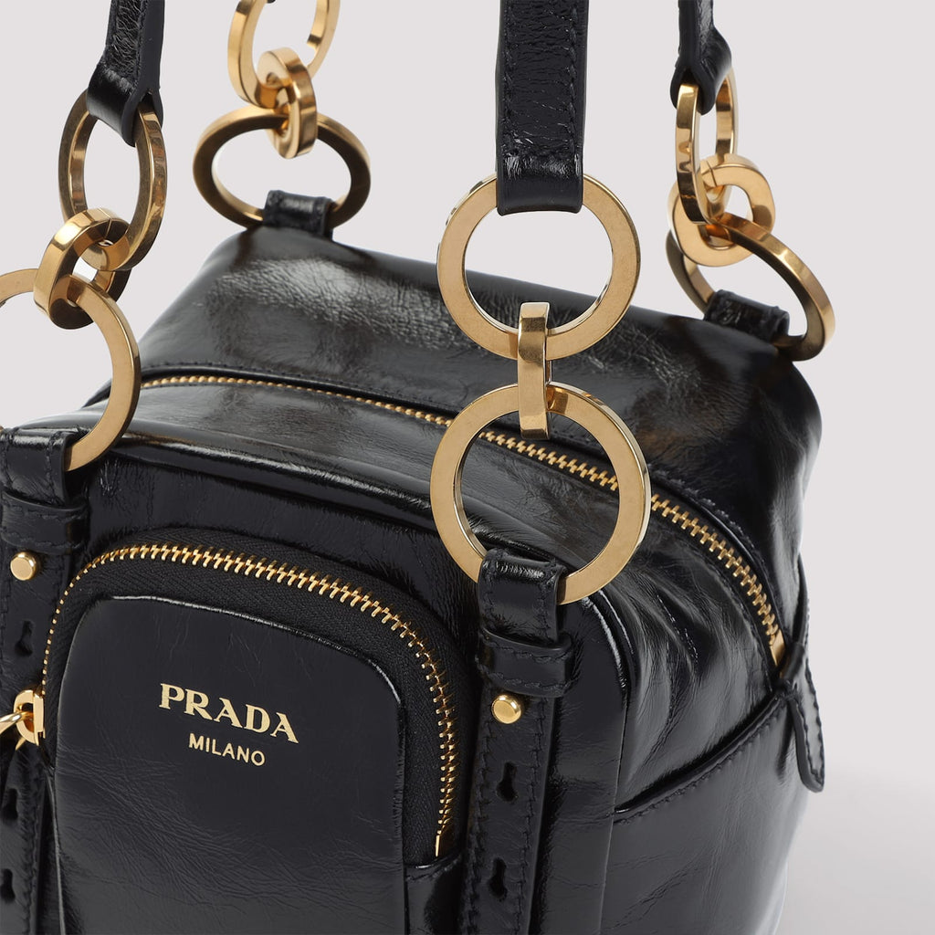 Prada Mini Dangle Handbag - Nero