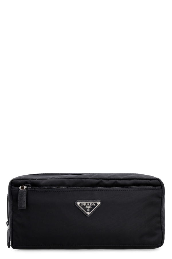 Prada Nylon Wash Bag - Black