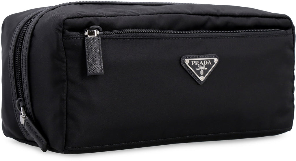 Prada Nylon Wash Bag - Black