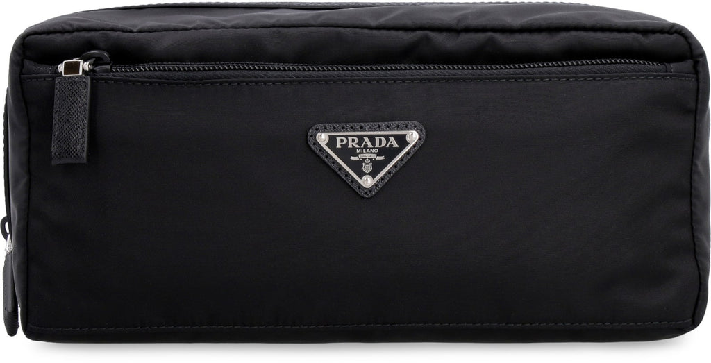 Prada Nylon Wash Bag - Black