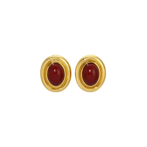 Heaven Mayhem Prize Earrings - Burgundy