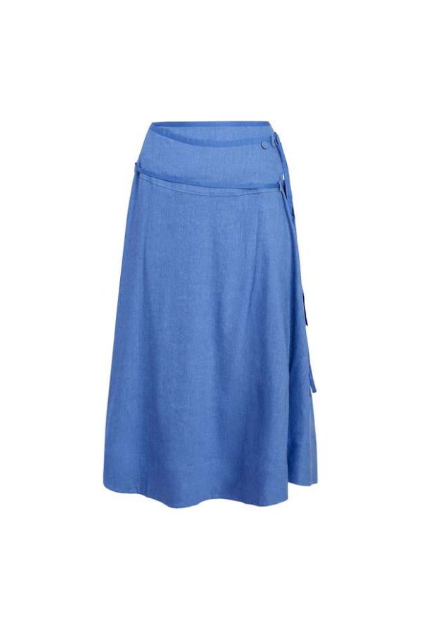 Proenza Schouler Jovie Wrap Skirt - Denim