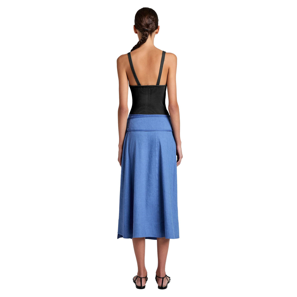 Proenza Schouler Jovie Wrap Skirt - Denim