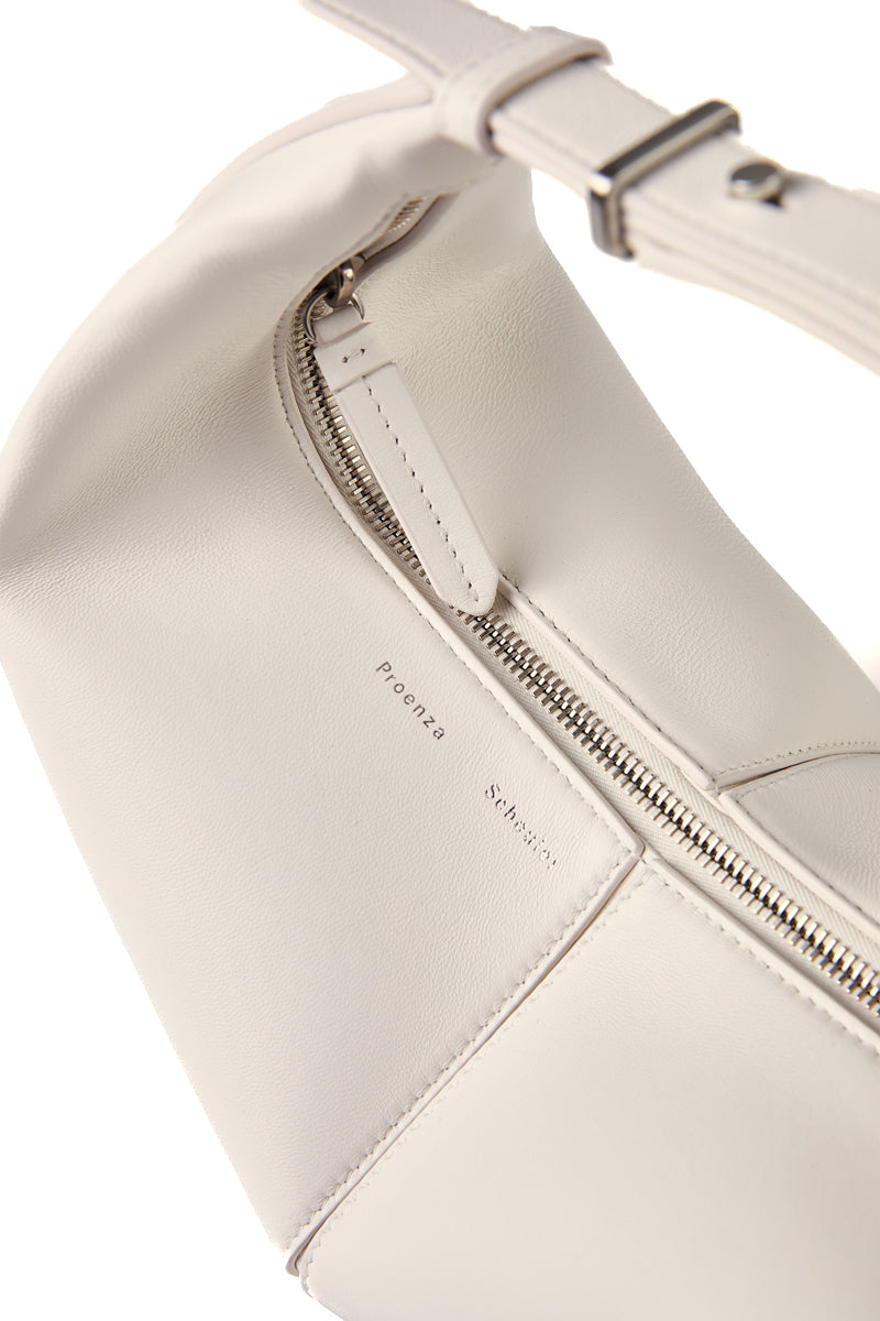 Proenza Schouler Slide Leather Shoulder Bag - White