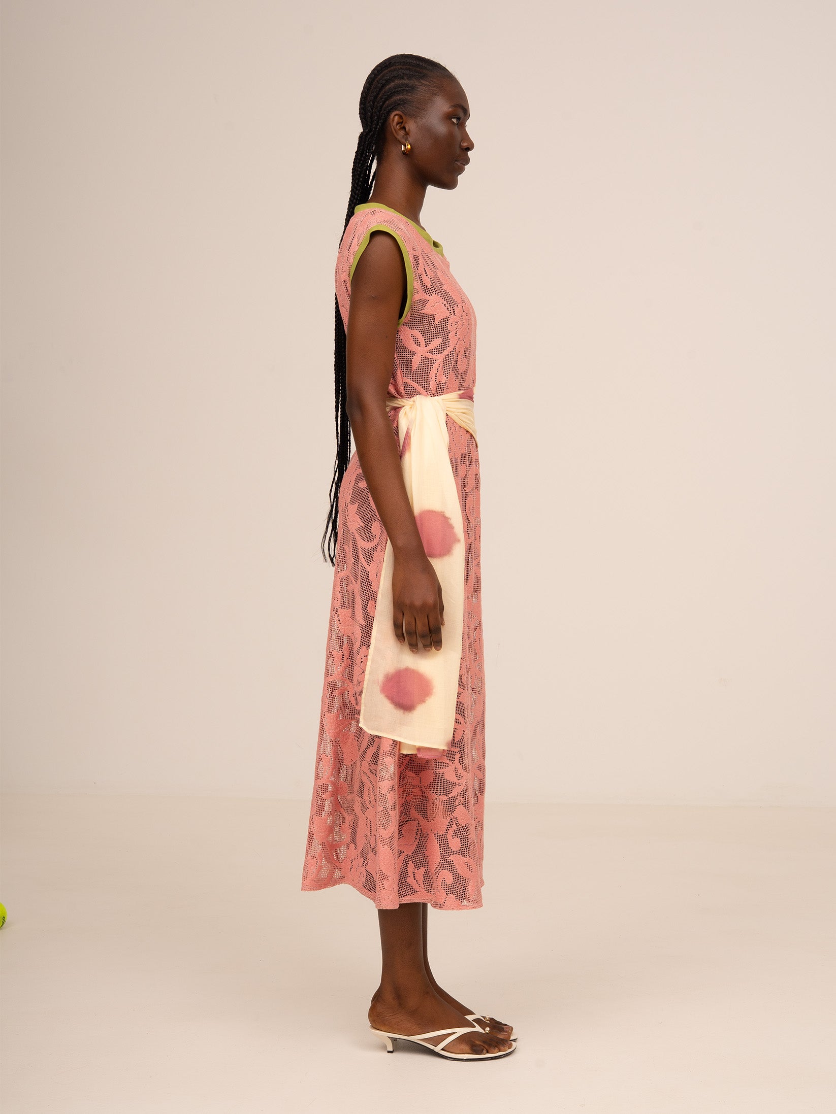 Carmensays Embroidery Occasion Dress - Proposal Pink