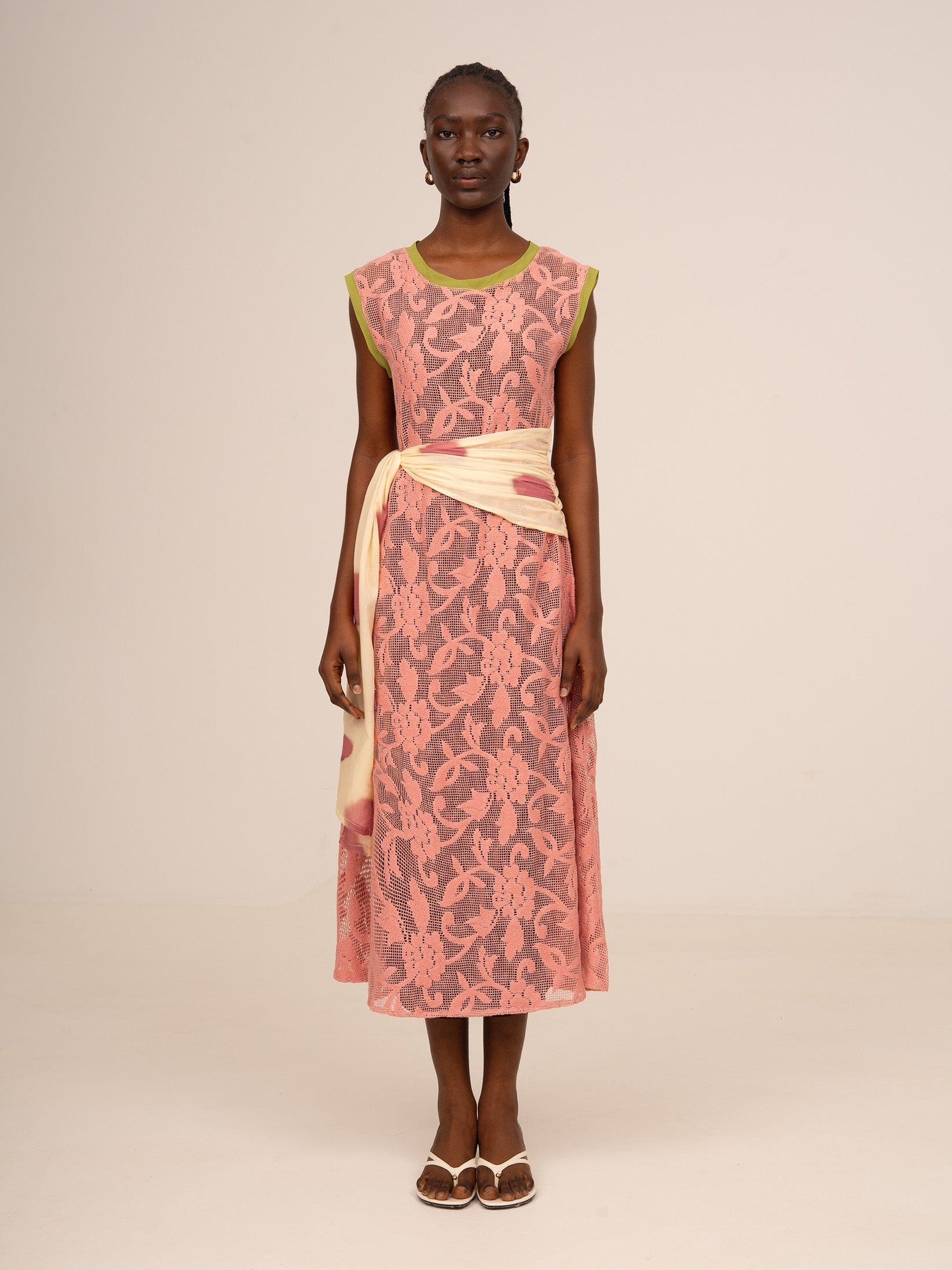 Carmensays Embroidery Occasion Dress - Proposal Pink