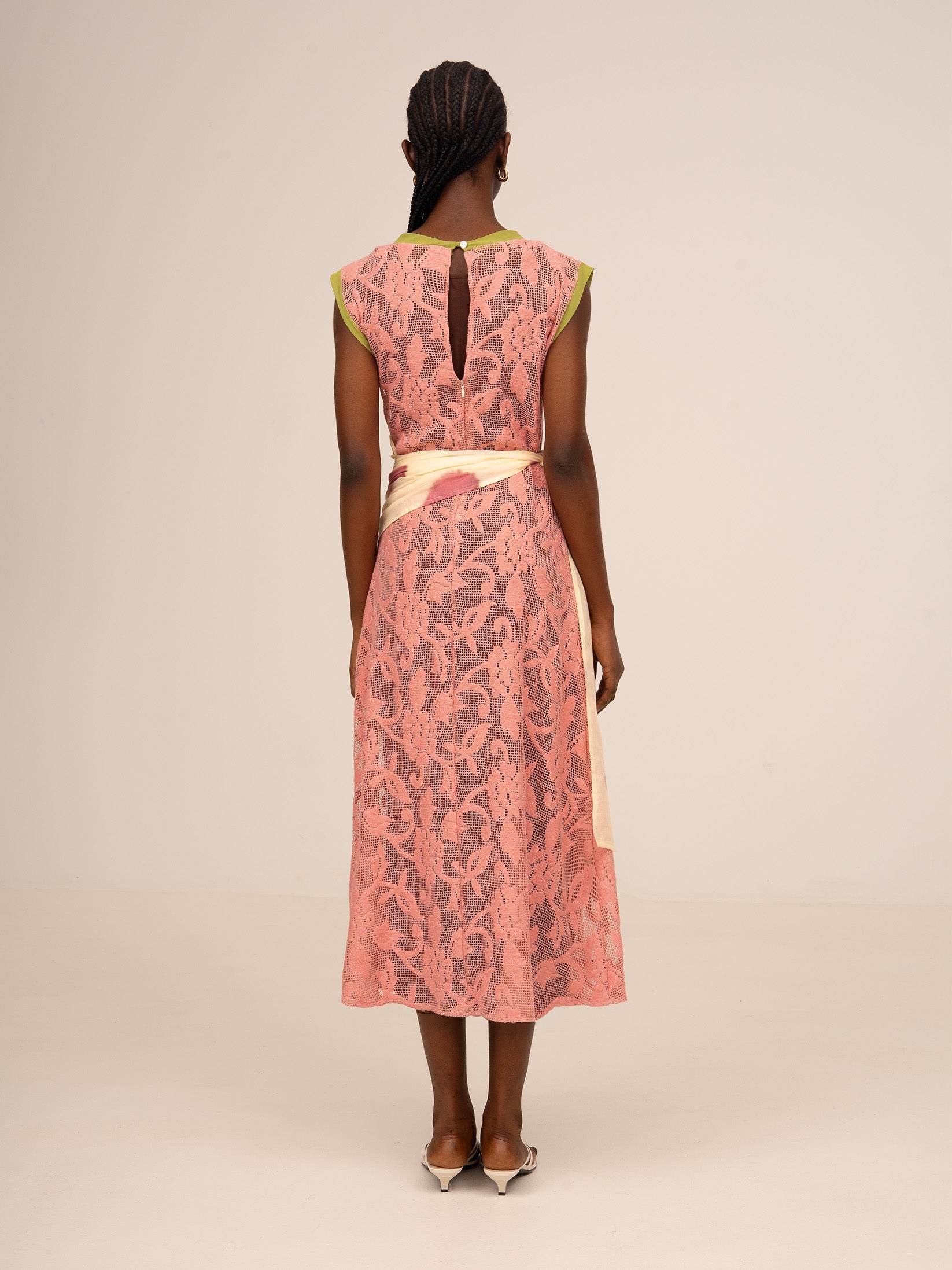 Carmensays Embroidery Occasion Dress - Proposal Pink