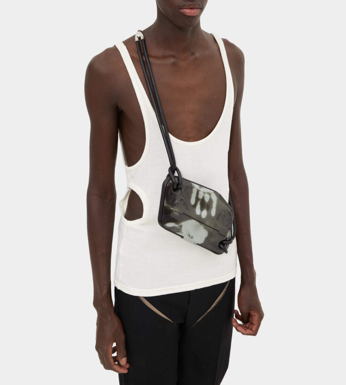 Published By X-ray Cross Body Bag - chrome