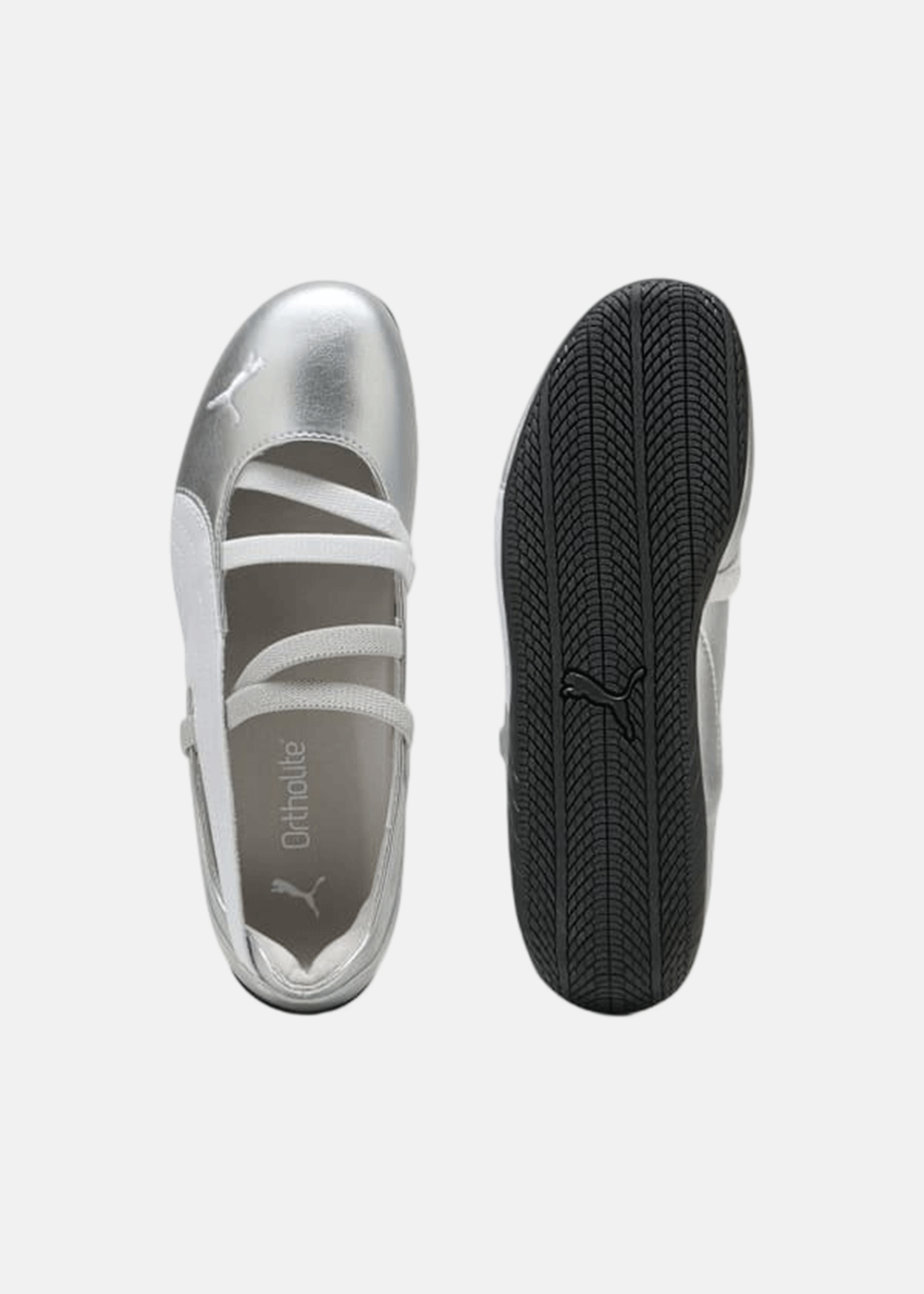 Puma Speedcat Ballet Metallic Sneakers - Puma Silver/Puma White