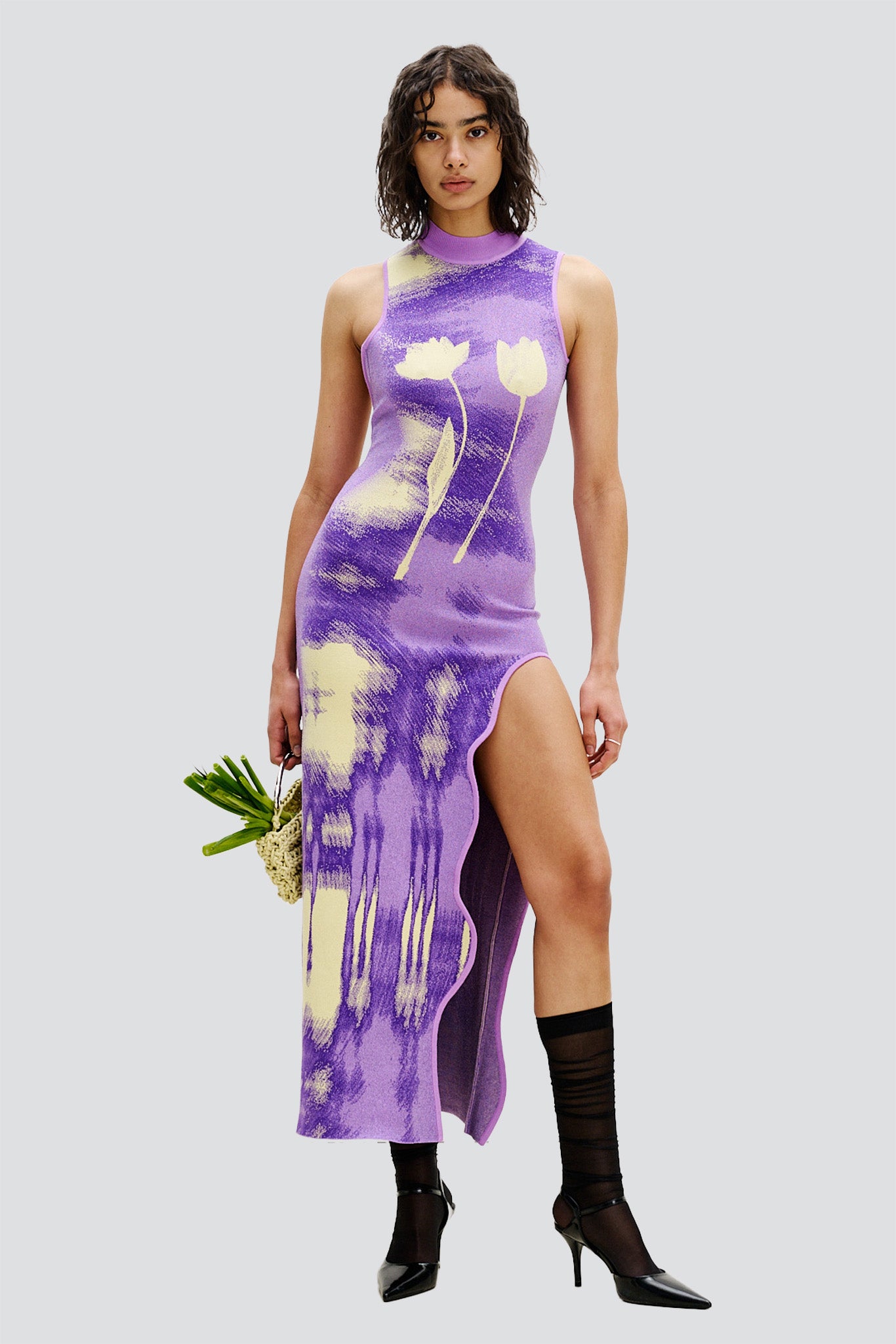 PH5 Purplicious Huxlee Wavy Maxi Dress