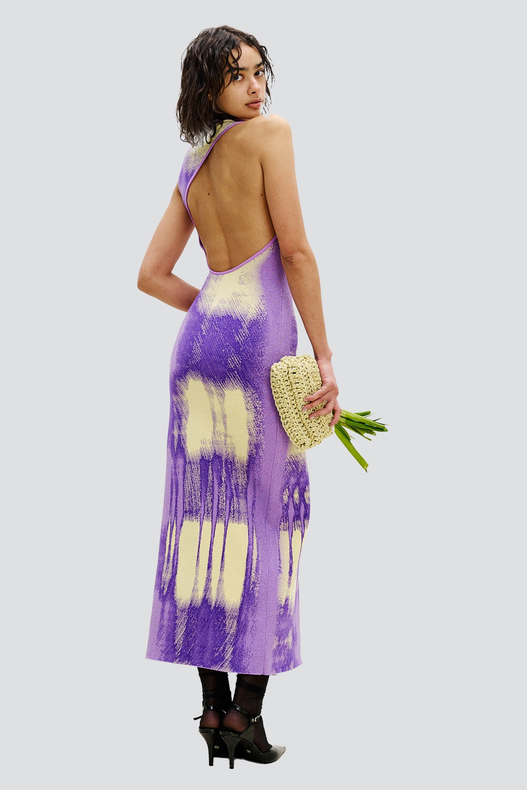 PH5 Purplicious Huxlee Wavy Maxi Dress
