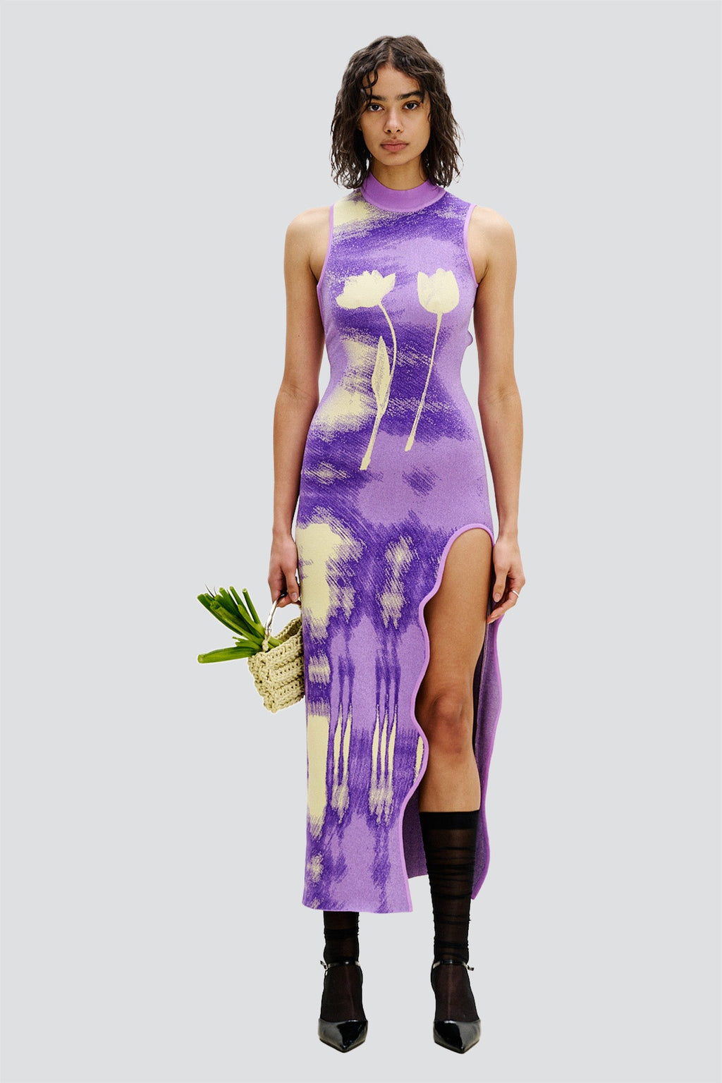PH5 Purplicious Huxlee Wavy Maxi Dress