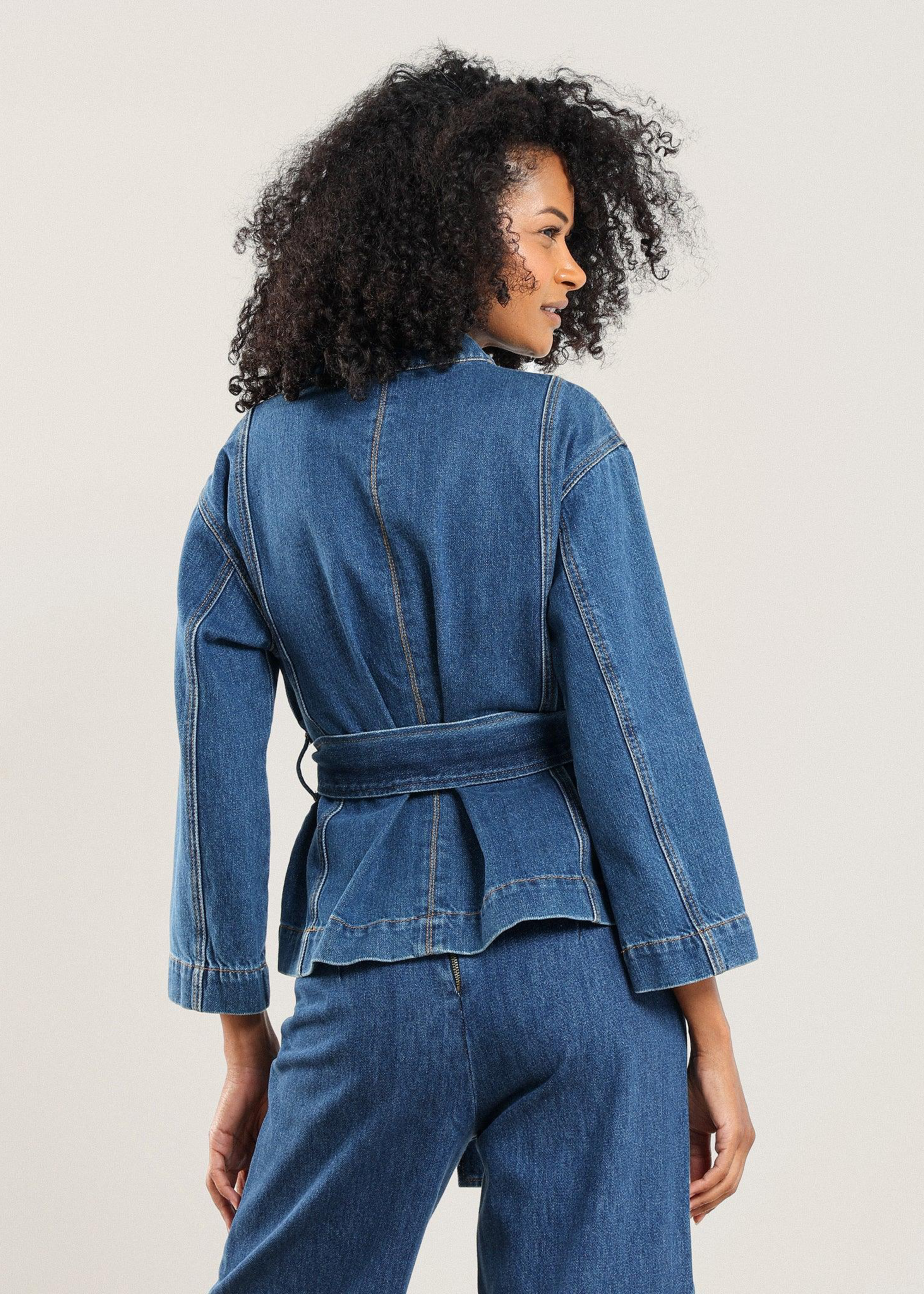 NAZEERAH Qamar Denim Jacket