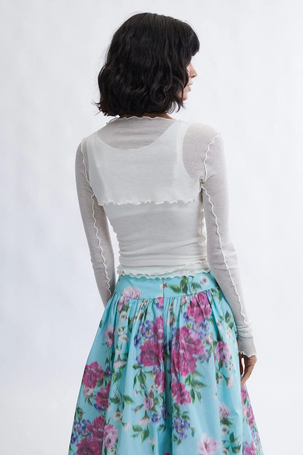 Eliza Faulkner Quincy Microknit Shrug Set