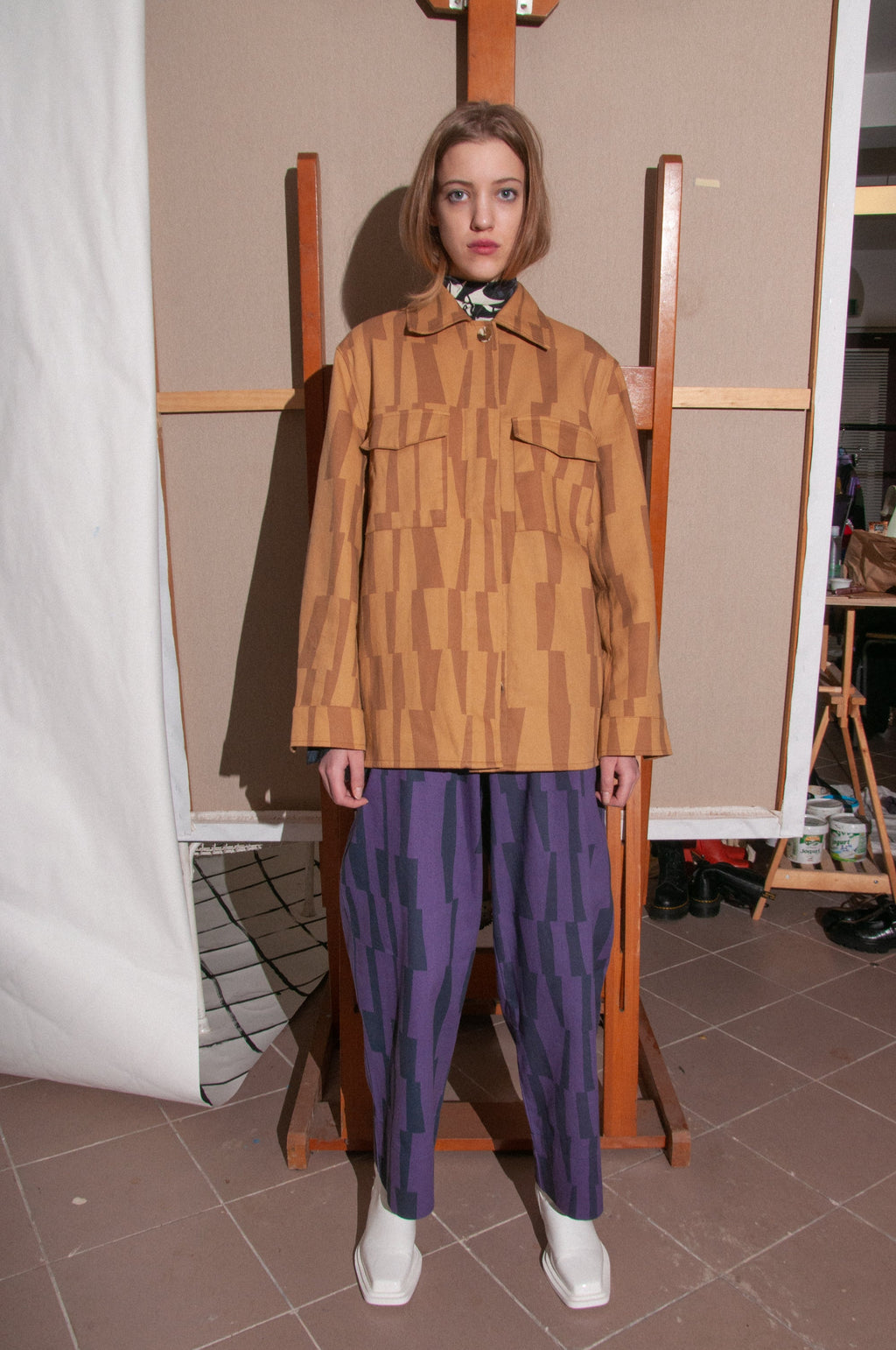 Untitled in Motion Quotidie Jacket - Accenda Clay