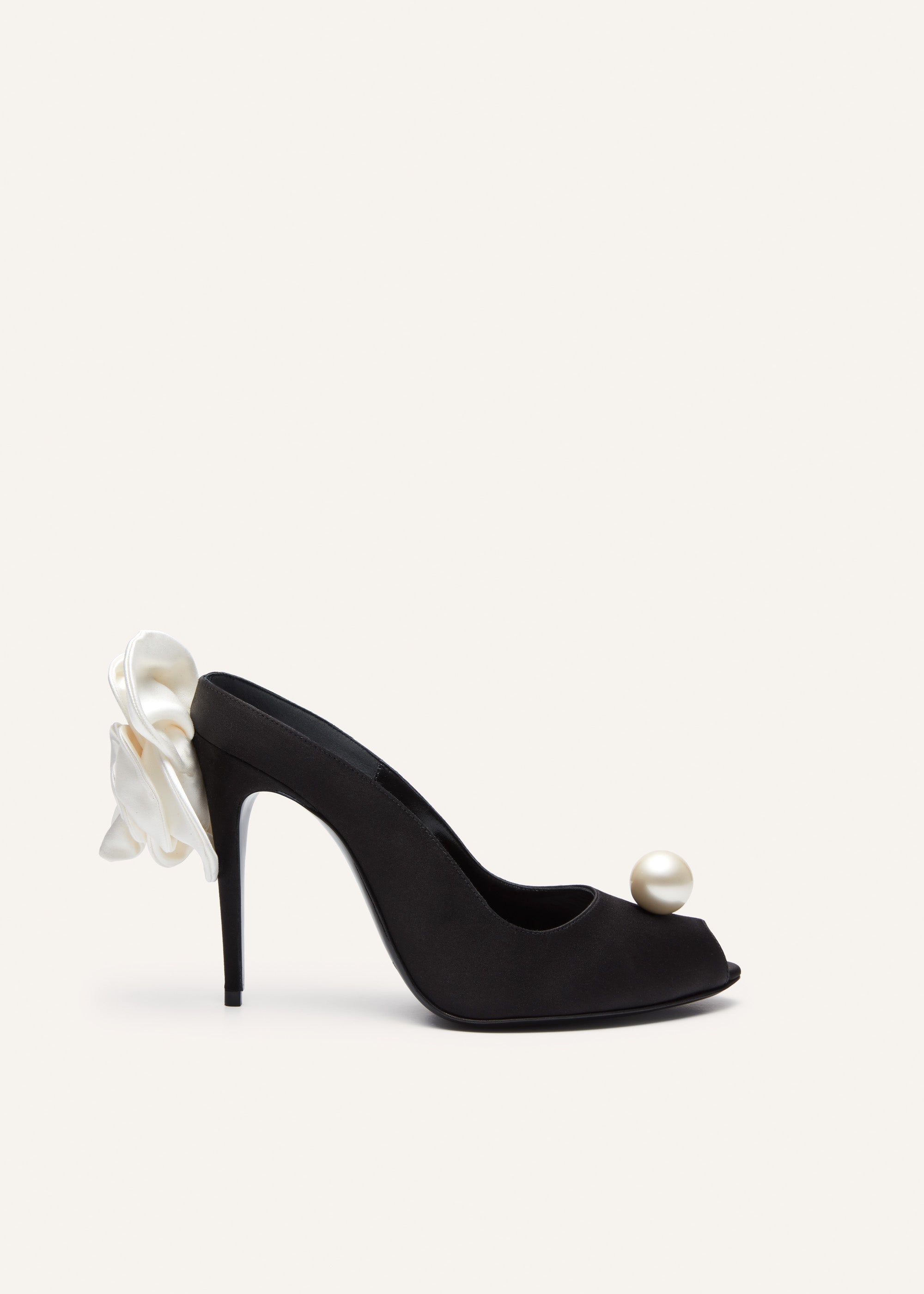 Magda Butrym RE24 Peep Toe Mules - Black