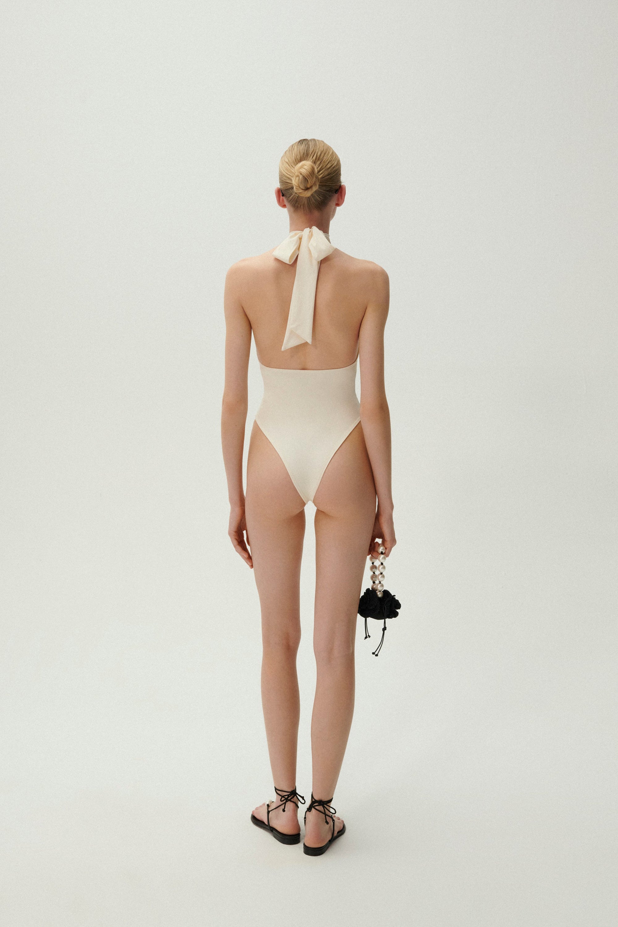 Magda Butrym RE24 Swimsuit 01 - Cream