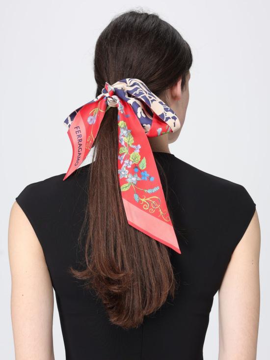 Ferragamo Scarf - Red Blue