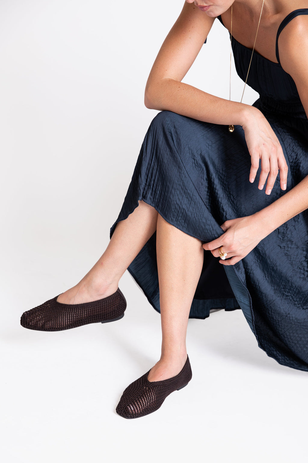 INTENTIONALLY __________. Reema Crocheted Flat