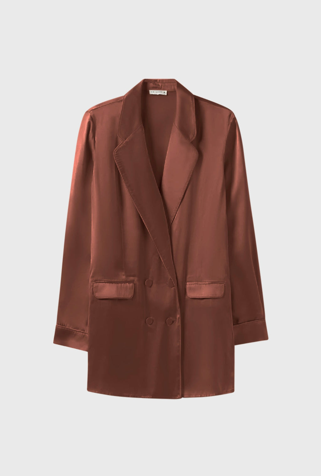 Silk Laundry Relaxed Blazer - Root
