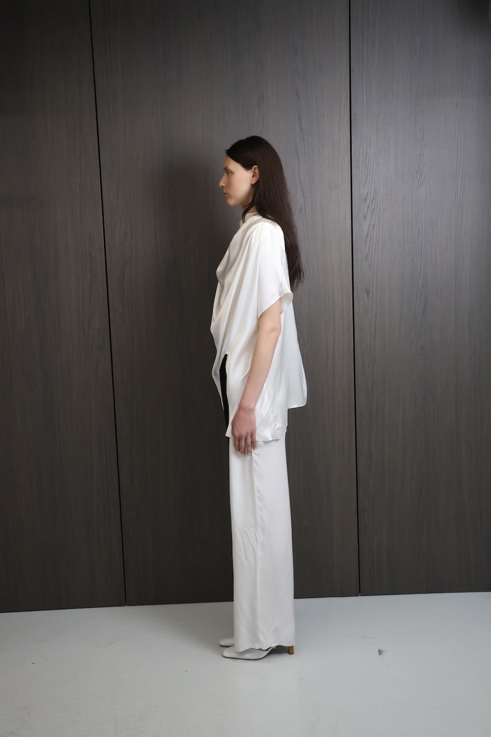 MAET Relian Draped Top - Ivory