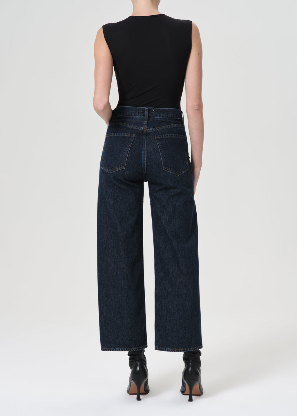 Agolde Ren Hi Rise Wide Leg - Polished